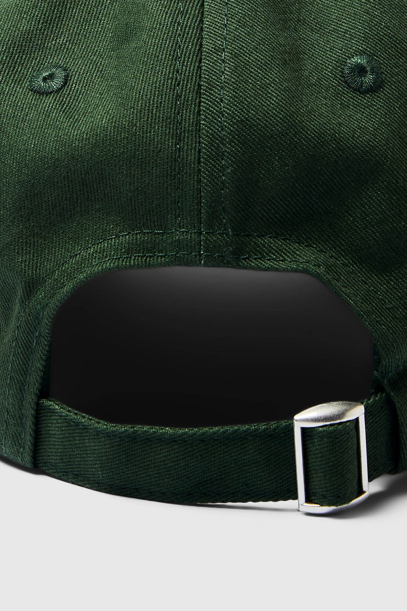 Selected Gorra con bordado 100% algod&oacute;n org&aacute;nico Verde oscuro