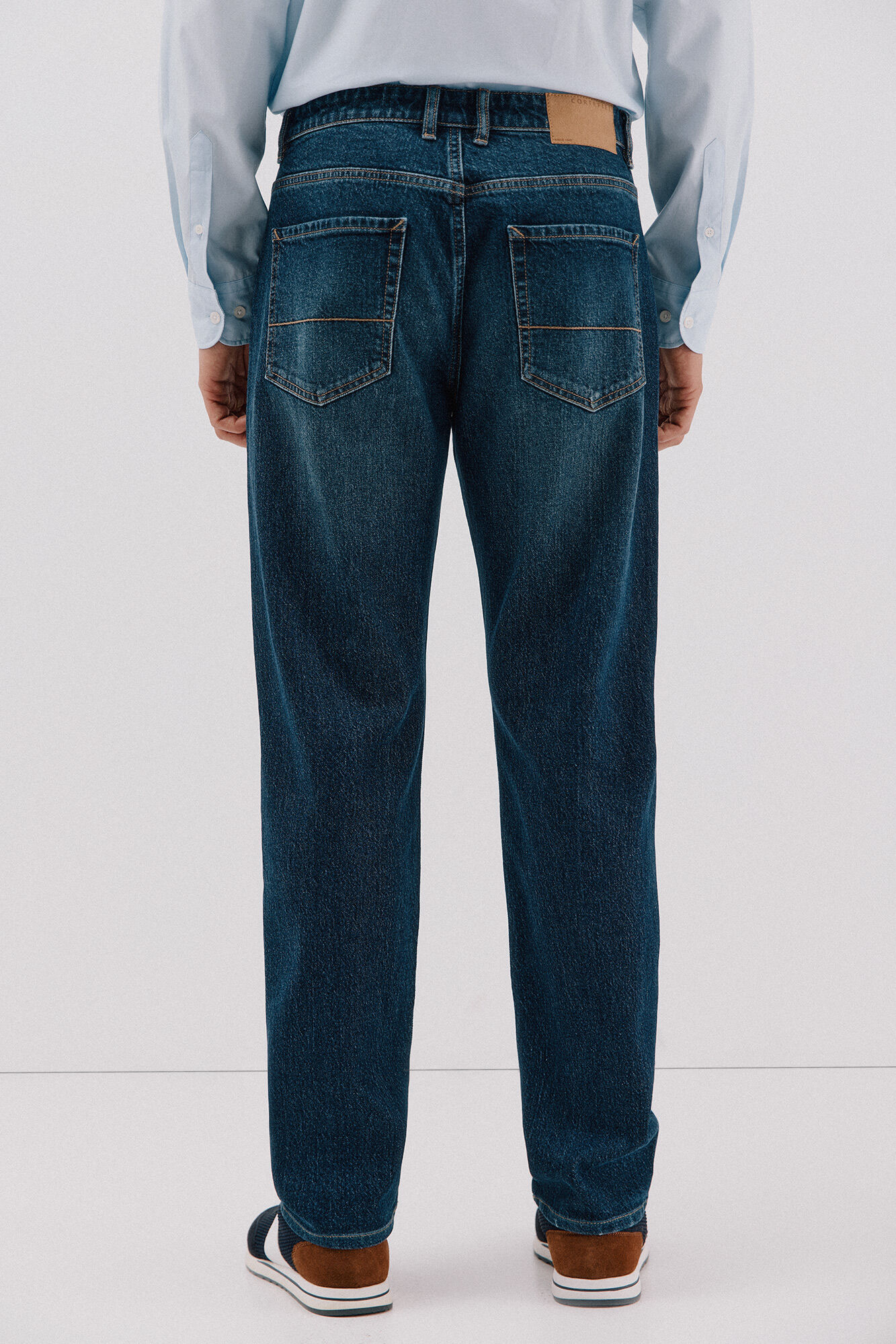 Cortefiel Regular fit jeans Blue