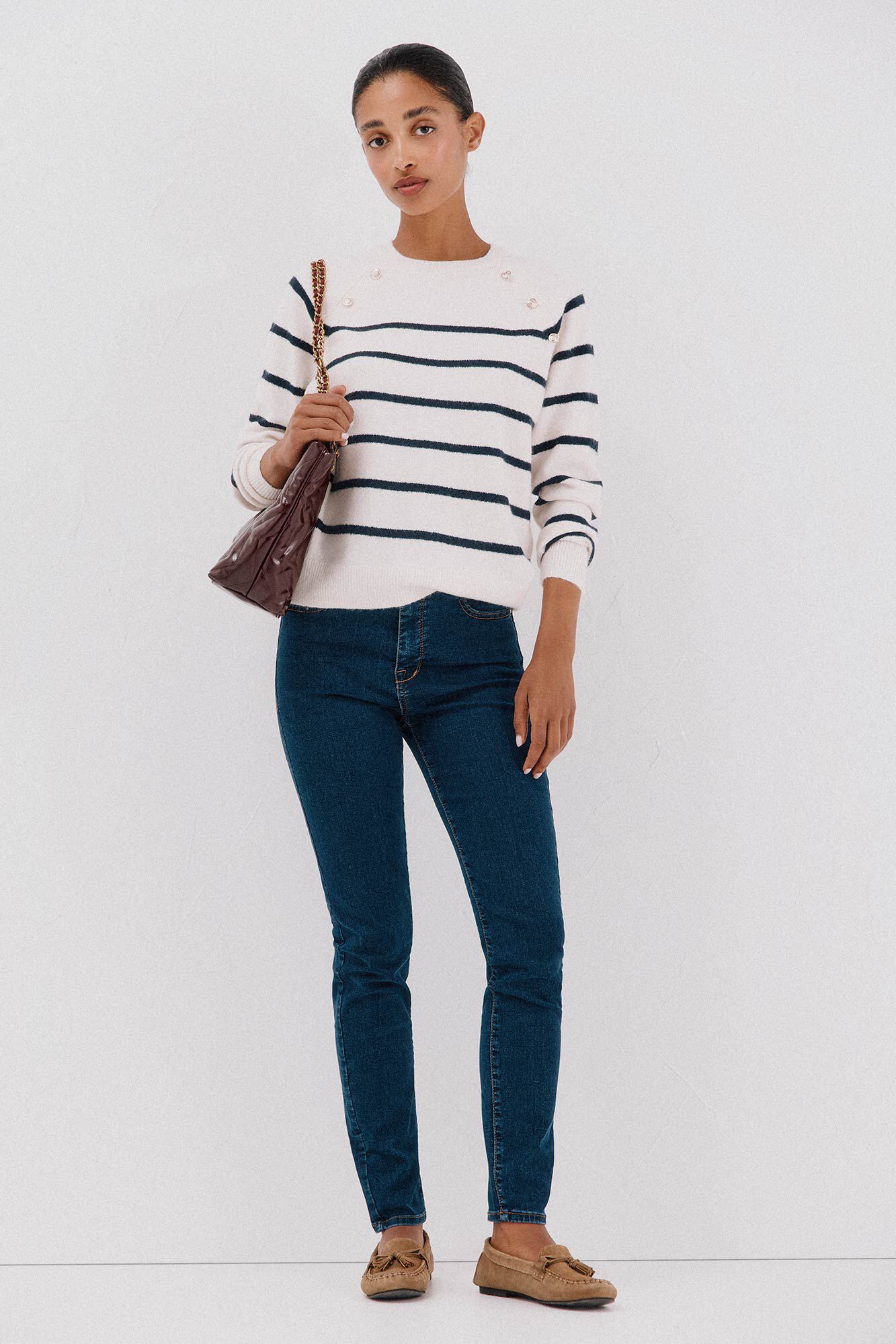 Cortefiel Sensational Jeans Blue