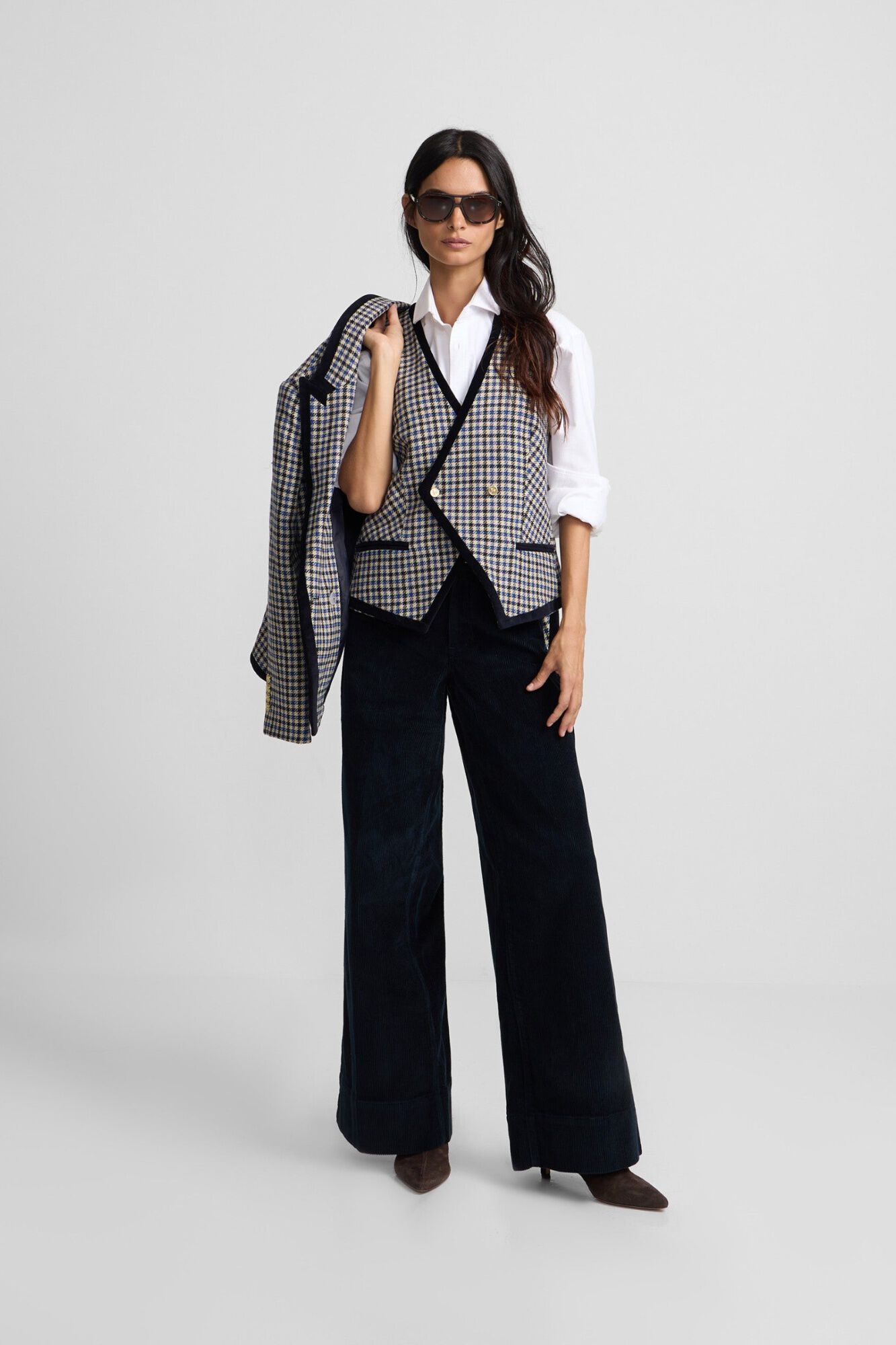 Silbon Pantal&oacute;n wide leg pana