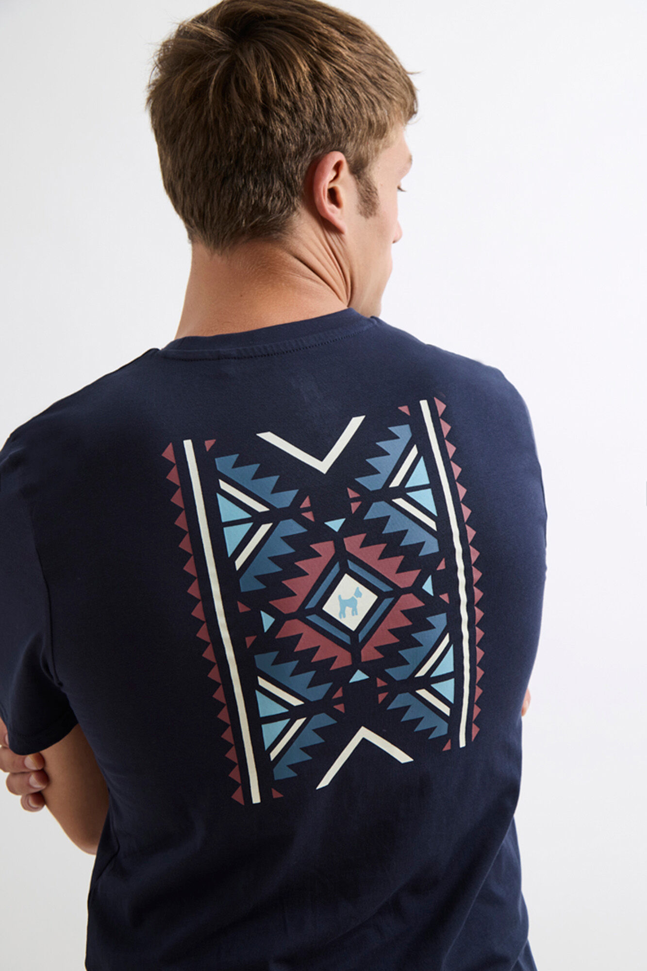 Williot Camiseta &Eacute;tnica Azul marino