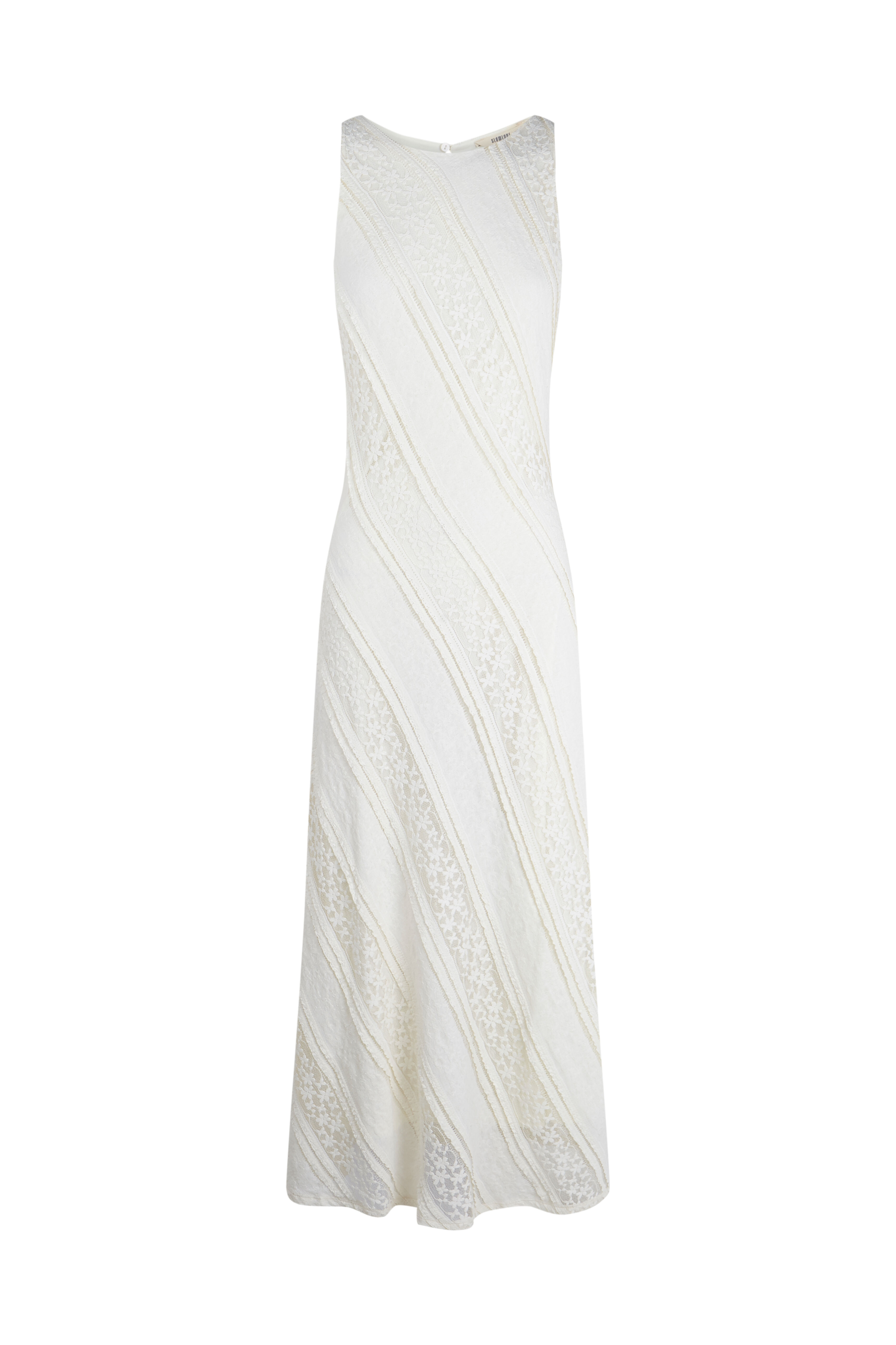 Slowlove Vestido encaje Marfil