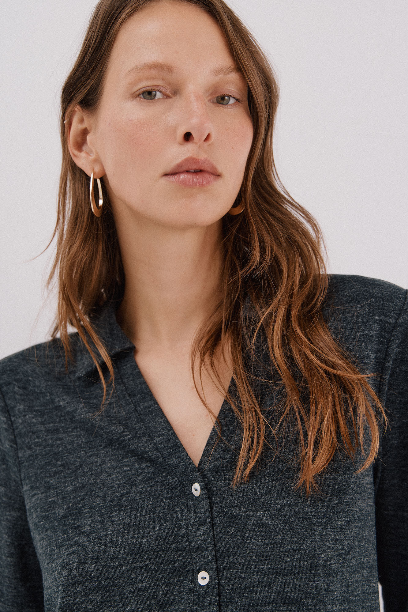 Cortefiel Camisa punto el&aacute;stico