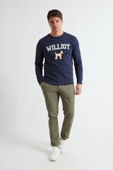 Williot Sudadera Williot Tipo Parche Azul marino