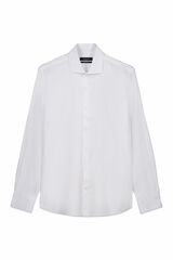 Cortefiel Plain easy-iron dress shirt White