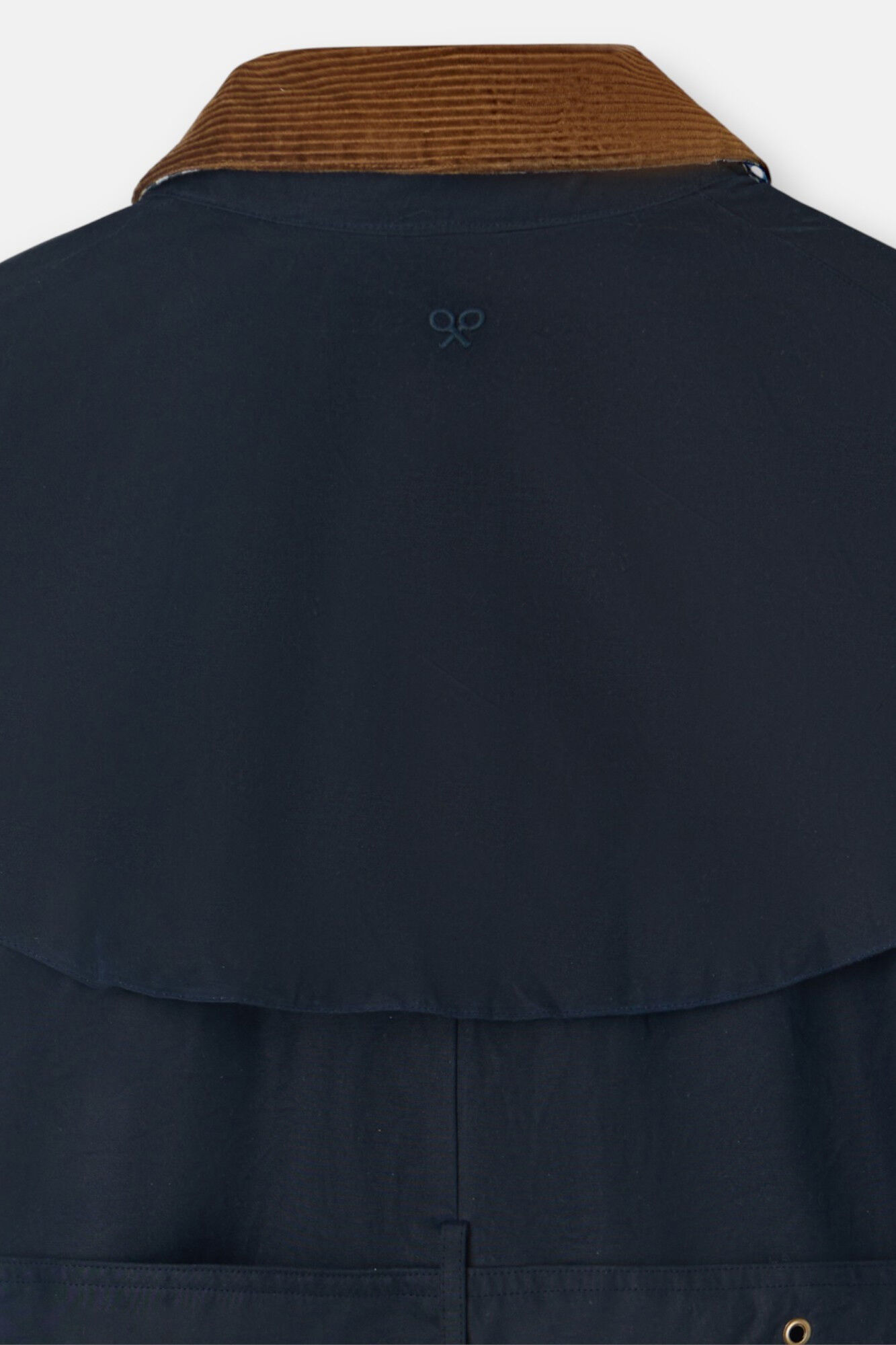 Silbon Parka longa encerada Azul