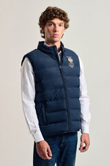 Valecuatro Chaleco acolchado azul marino modelo Escudo Espa&ntilde;a Azul marino