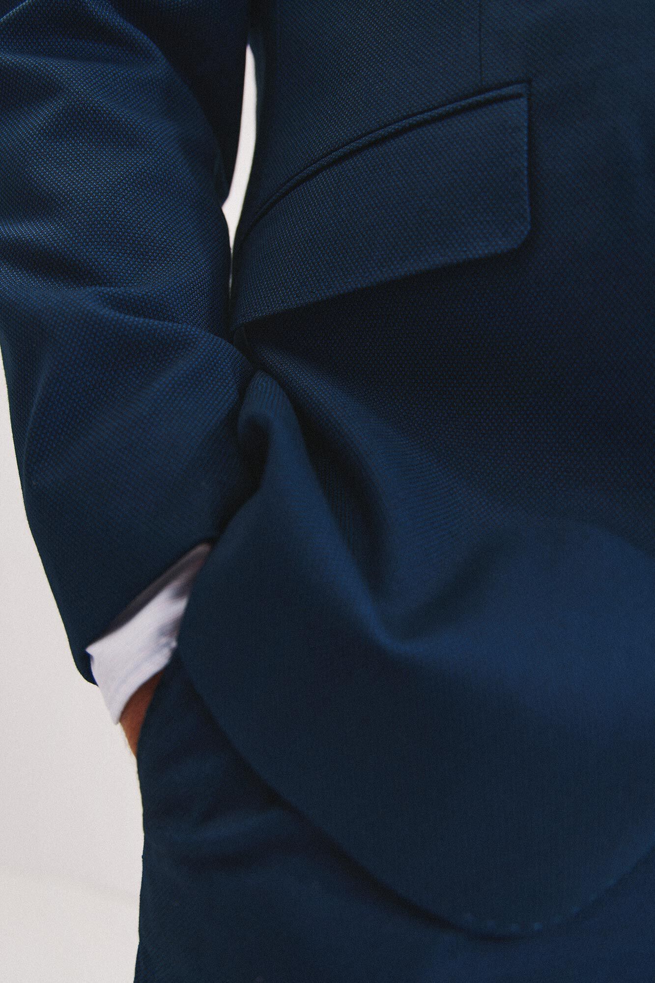 Cortefiel S&eacute;rie XXI de olho de p&aacute;ssaro azul americano Azul