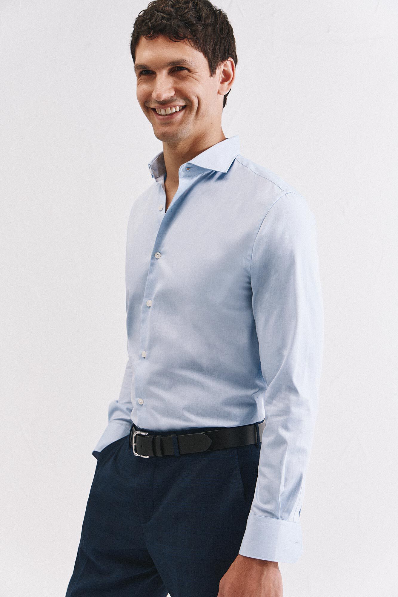 Cortefiel Plain easy-iron dress shirt