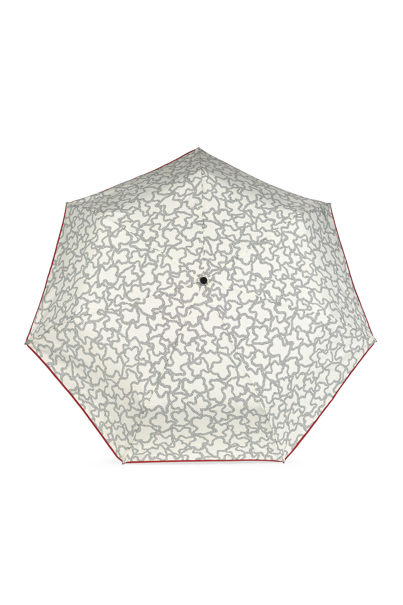 Tous Kaos Icon beige folding umbrella Nude