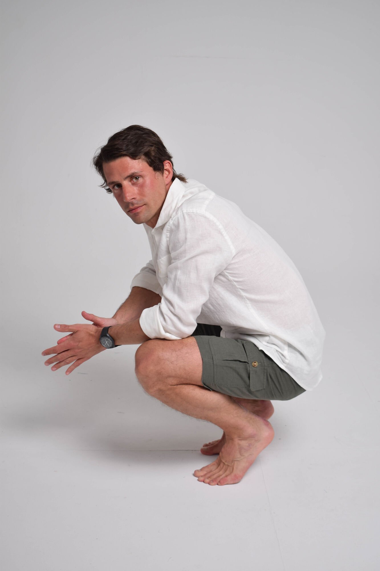 Cloking Bermuda Linho Cargo