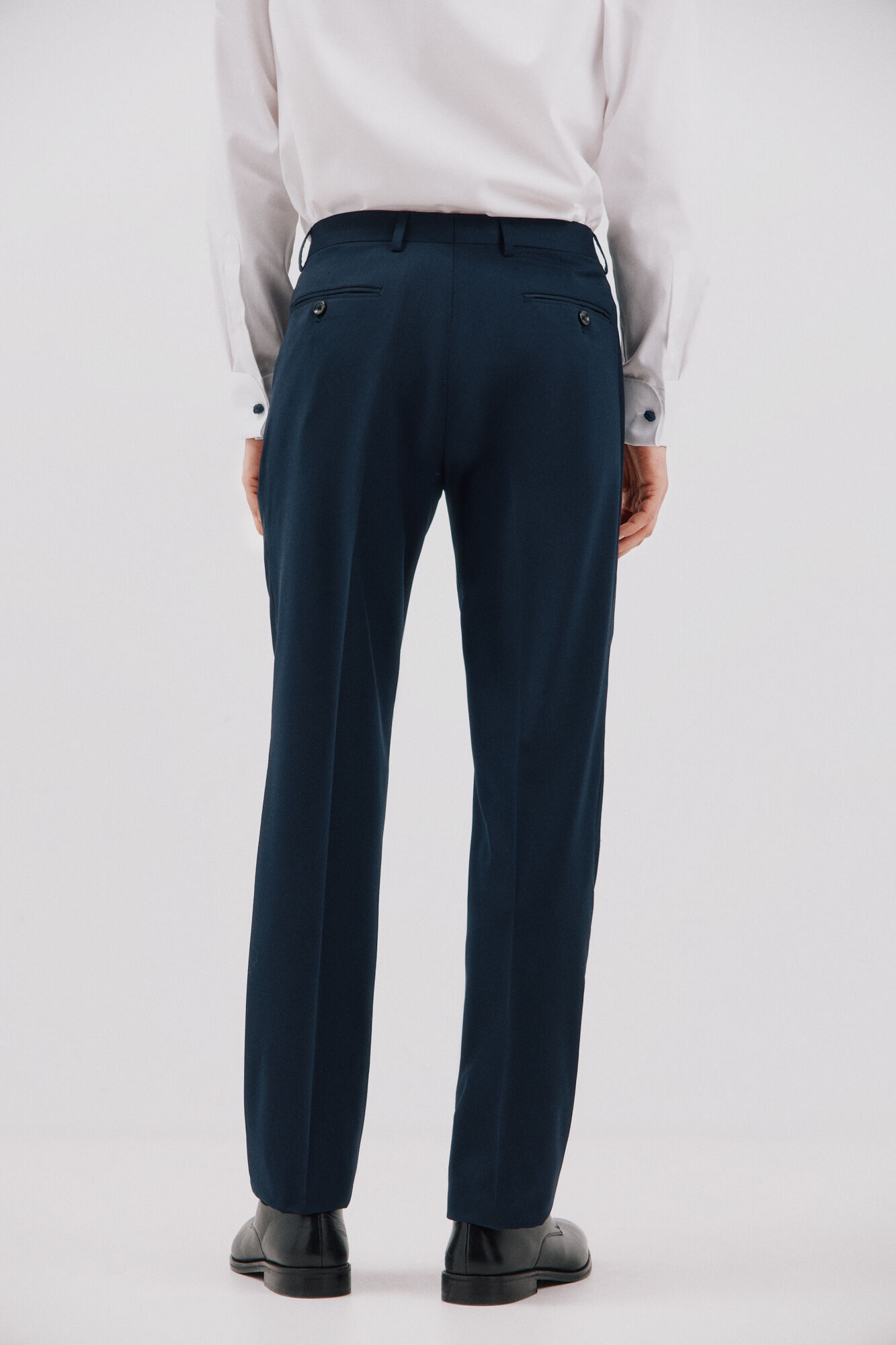 Cortefiel Plain coolmax&reg; trousers Navy