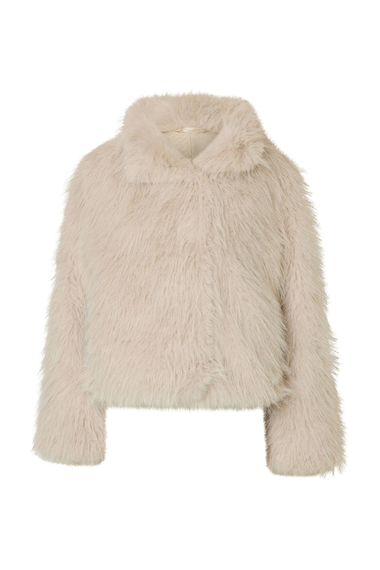 Selected Blus&atilde;o com efeito de pele  Tostado