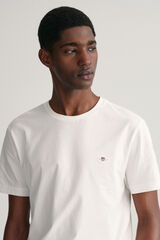 Gant T-shirt Regular Fit Shield Branco