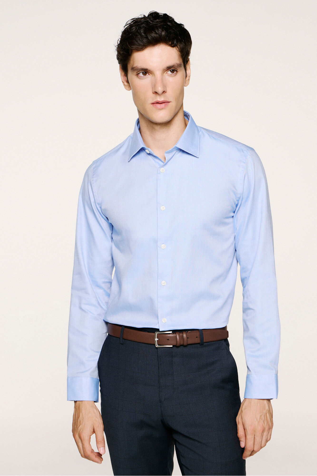 Selected Camisa formal slim fit Azul