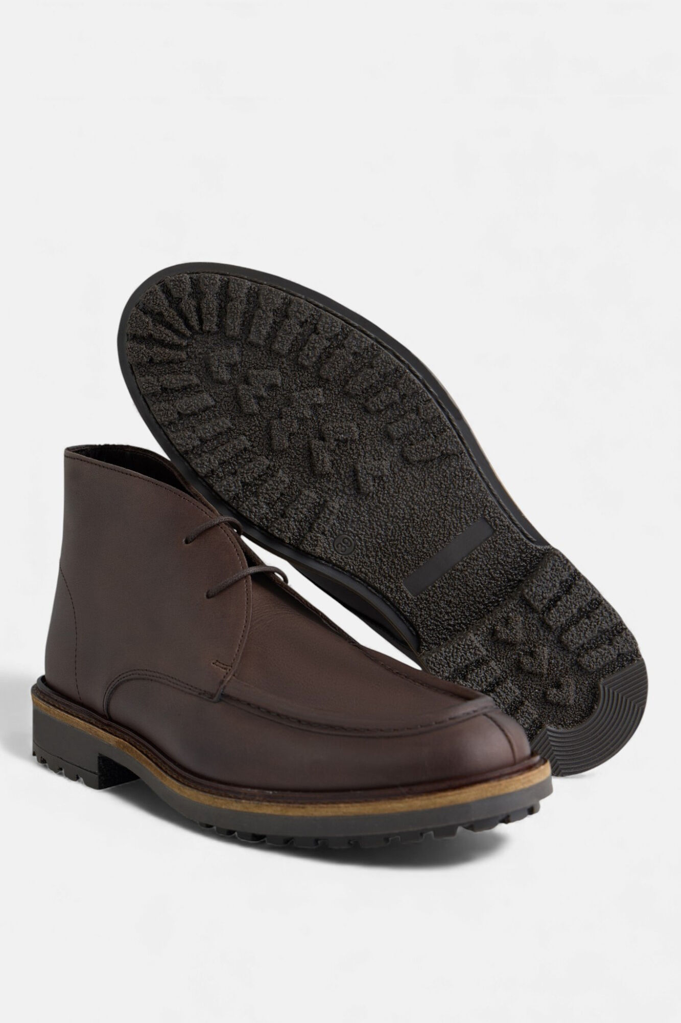 Silbon Leather sport boot Brown