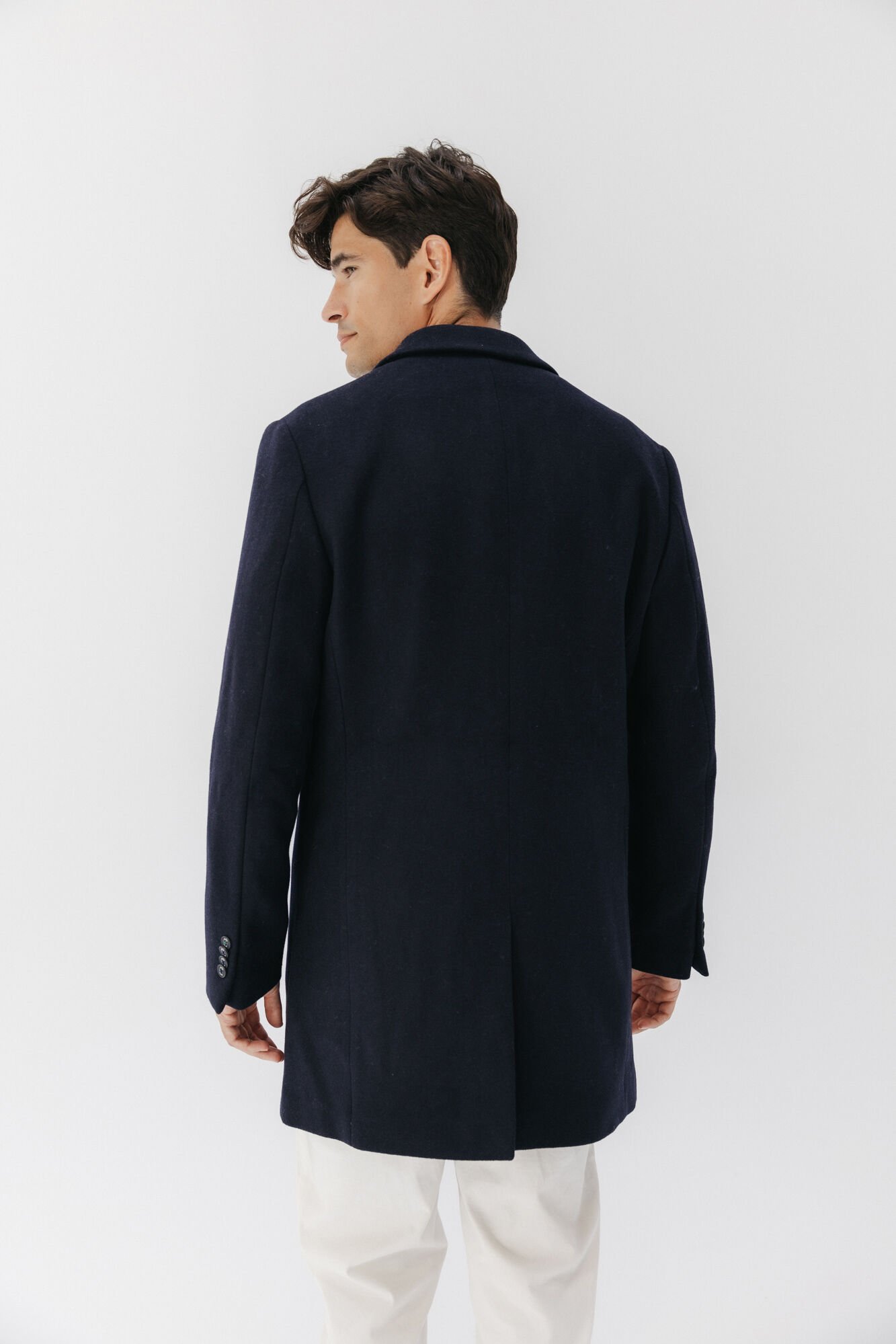 elPulpo Coat with detachable cloth breast Navy