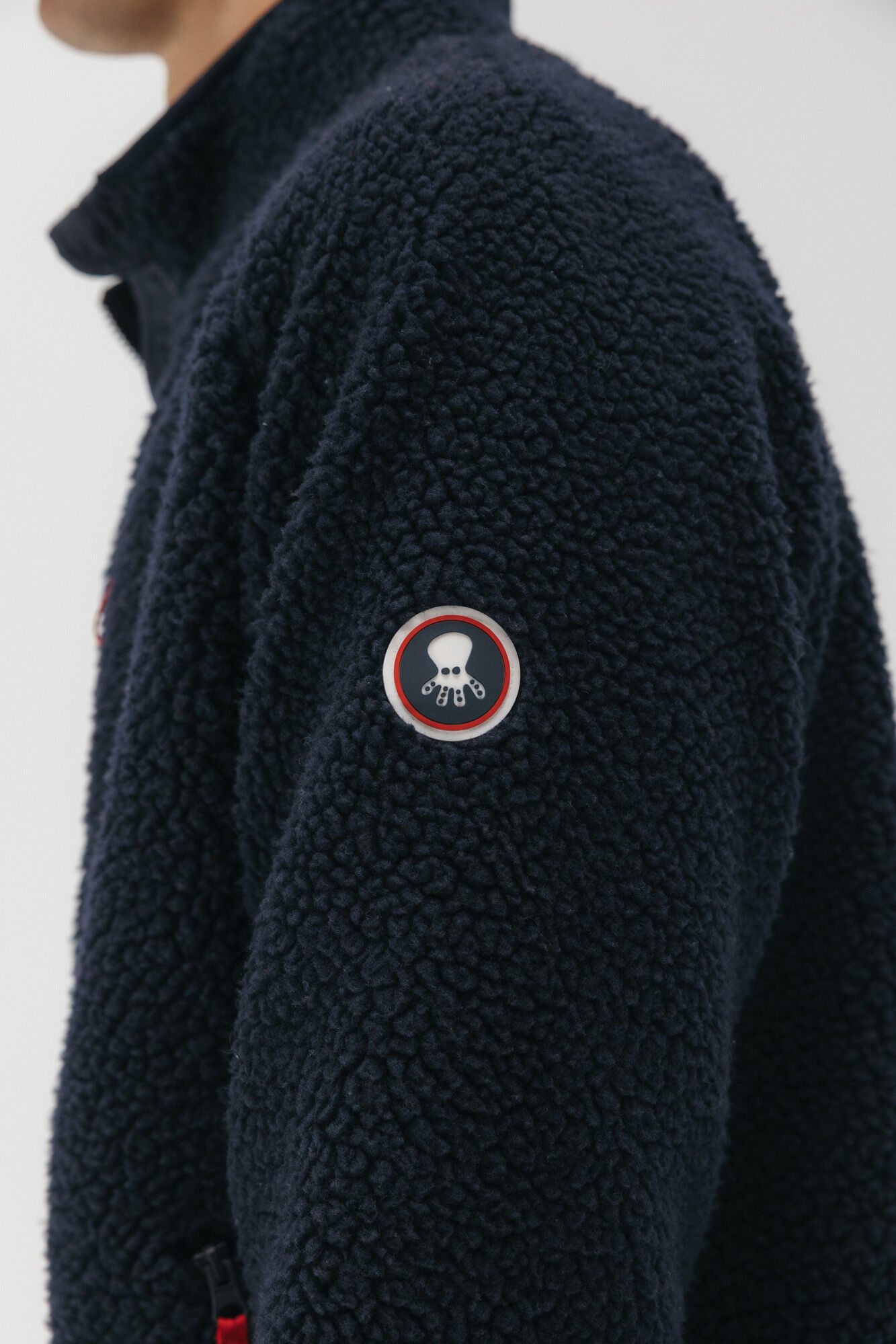 elPulpo Blus&atilde;o de forro polar Vancouver Azul