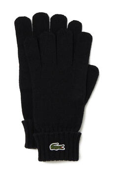 Cortefiel Unisex Wool Jersey Gloves Black