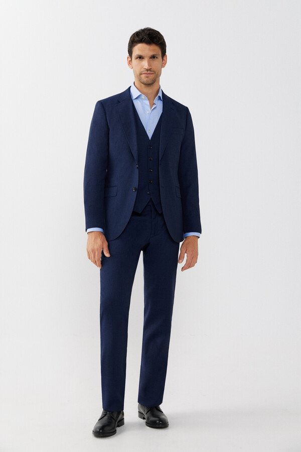 Blue slim fit blazer Men's blazers Pedro del Hierro