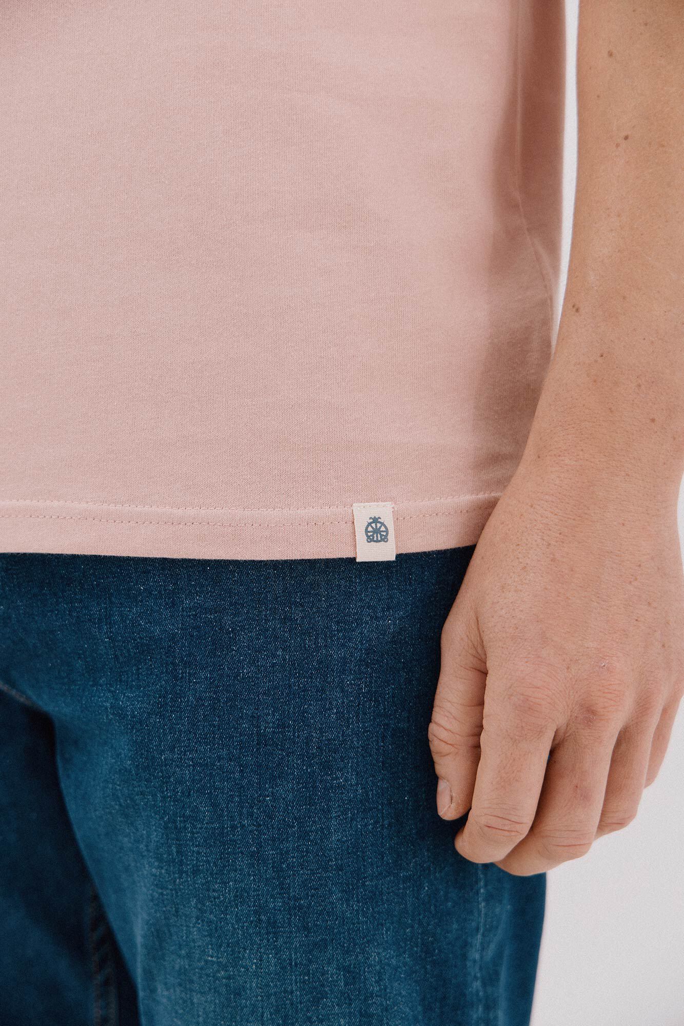 Cortefiel Basic T-shirt Pink