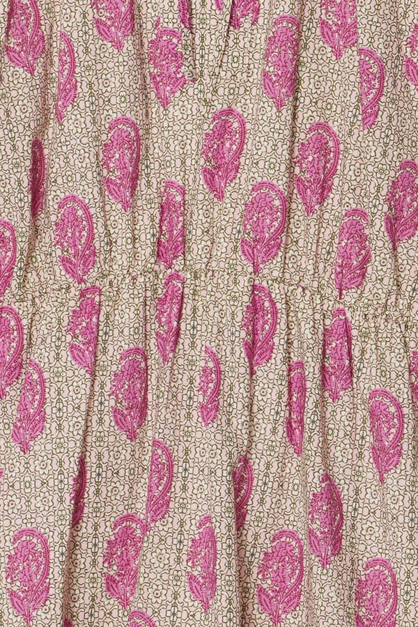 Cortefiel Vestido mini estampado flores Estampado morado