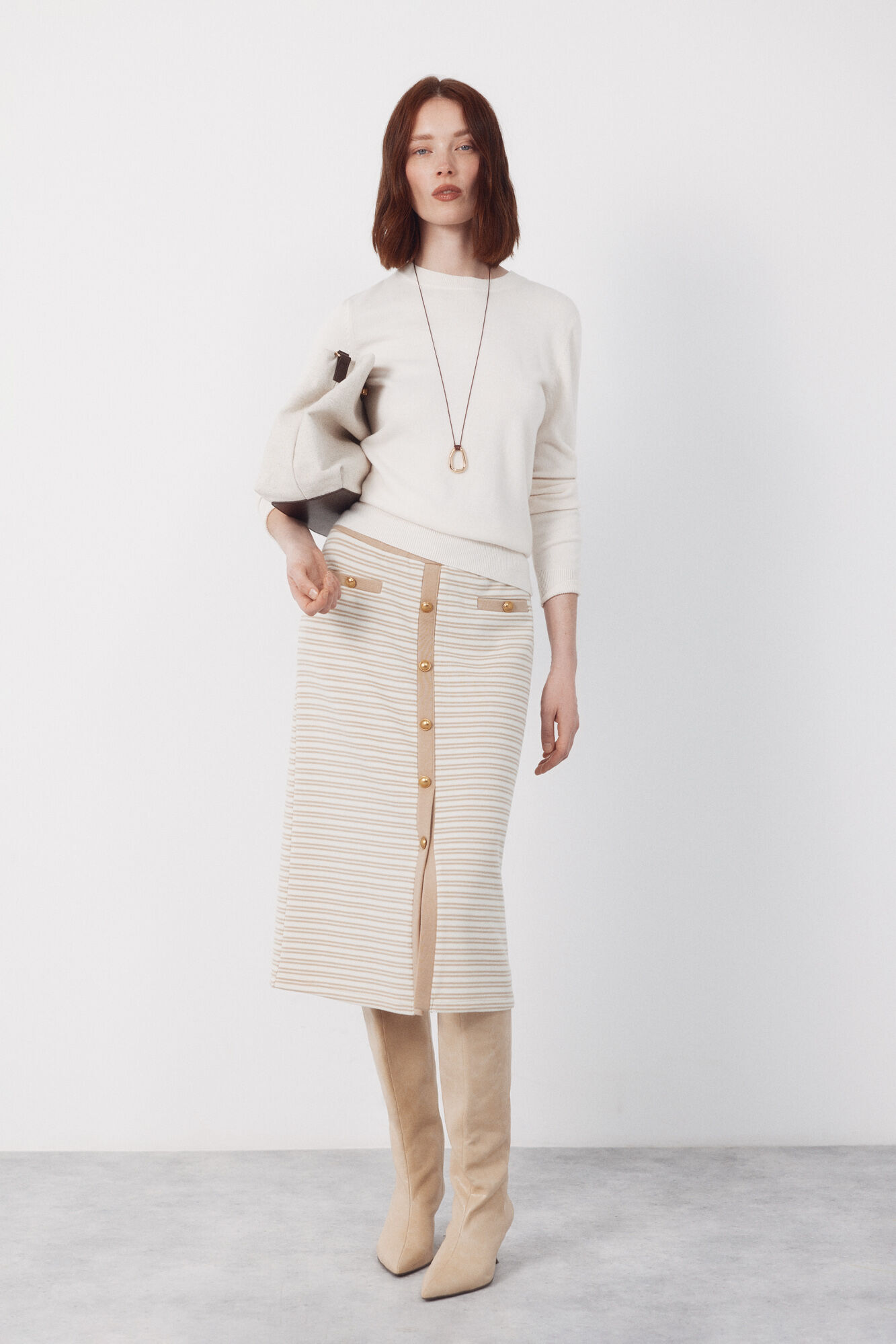 Cortefiel Jersey-knit -up buttons