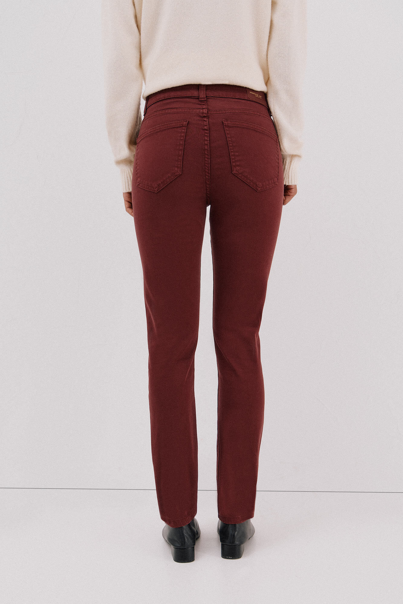 Cortefiel Sensational color pants Maroon