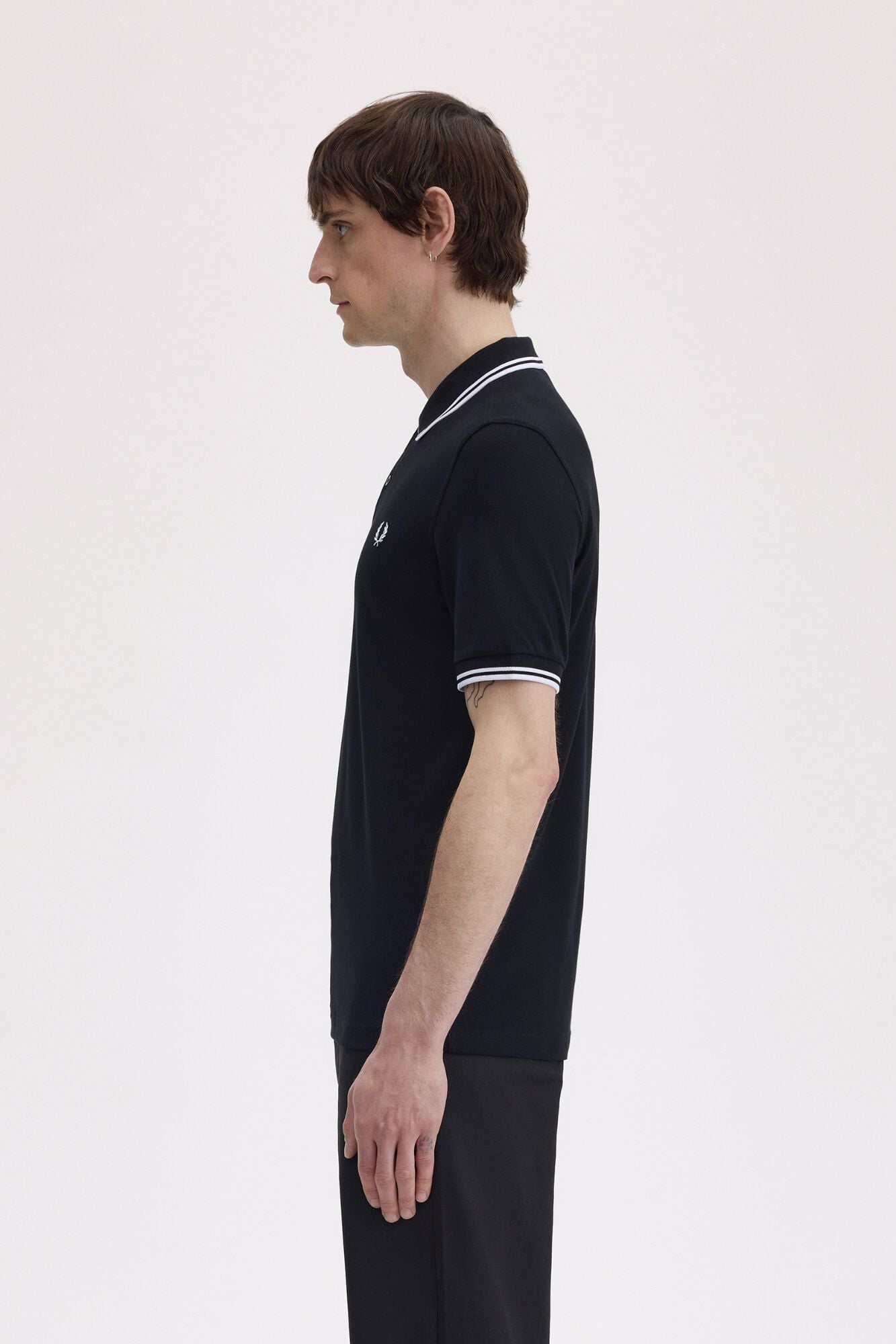 Fred Perry Twin Tipped Fred Perry Shirt Preto