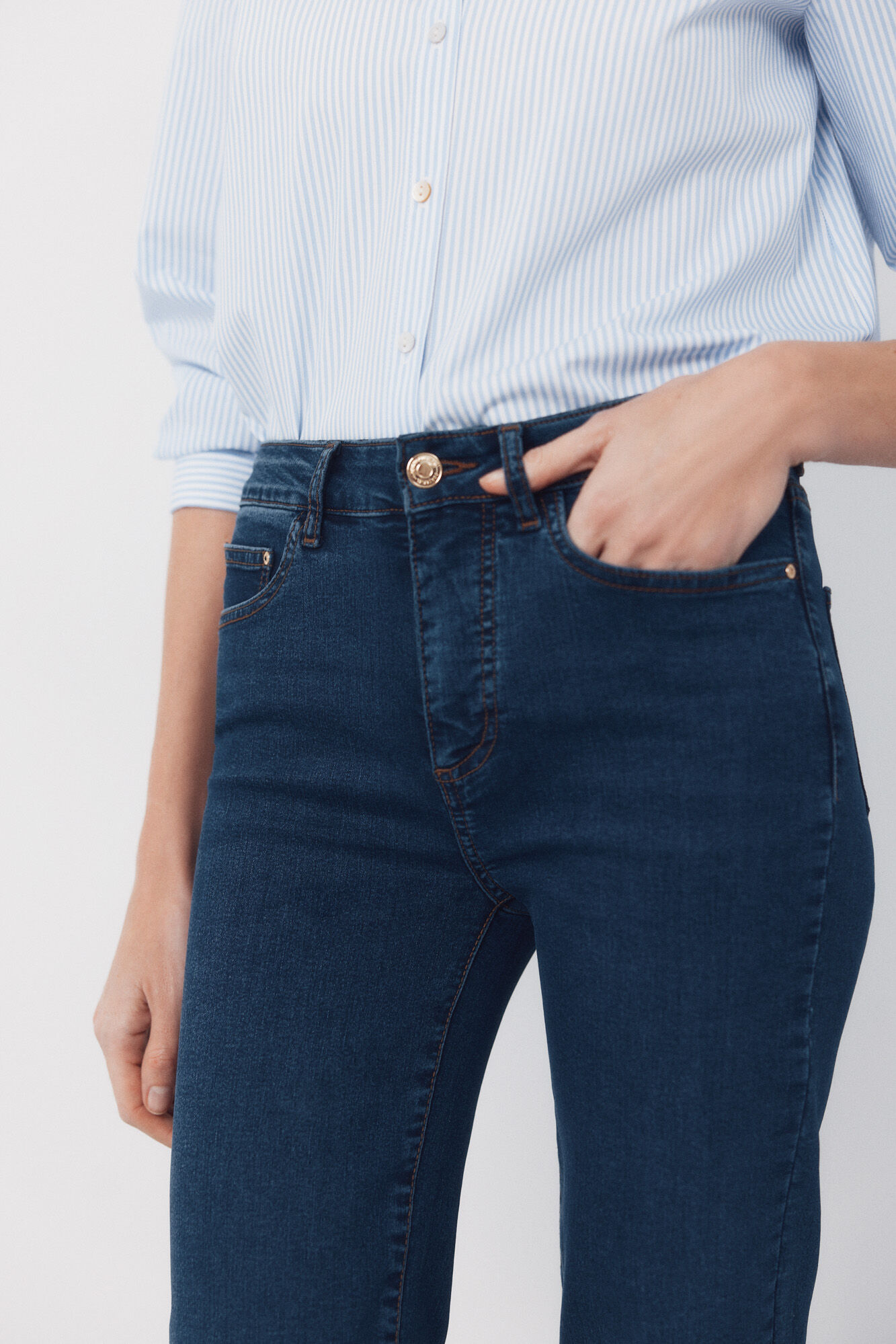 Cortefiel Sensational straight jeans Blue