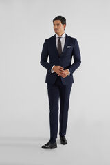 Silbon Macacão stretch natural Azul