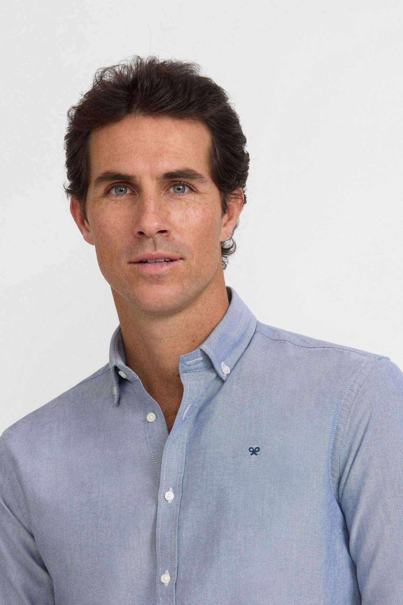 Silbon Raquete de camisa esportiva Oxford