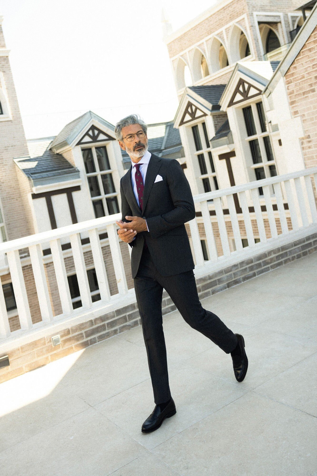 Silbon Pantal&oacute;n traje clasico espiga