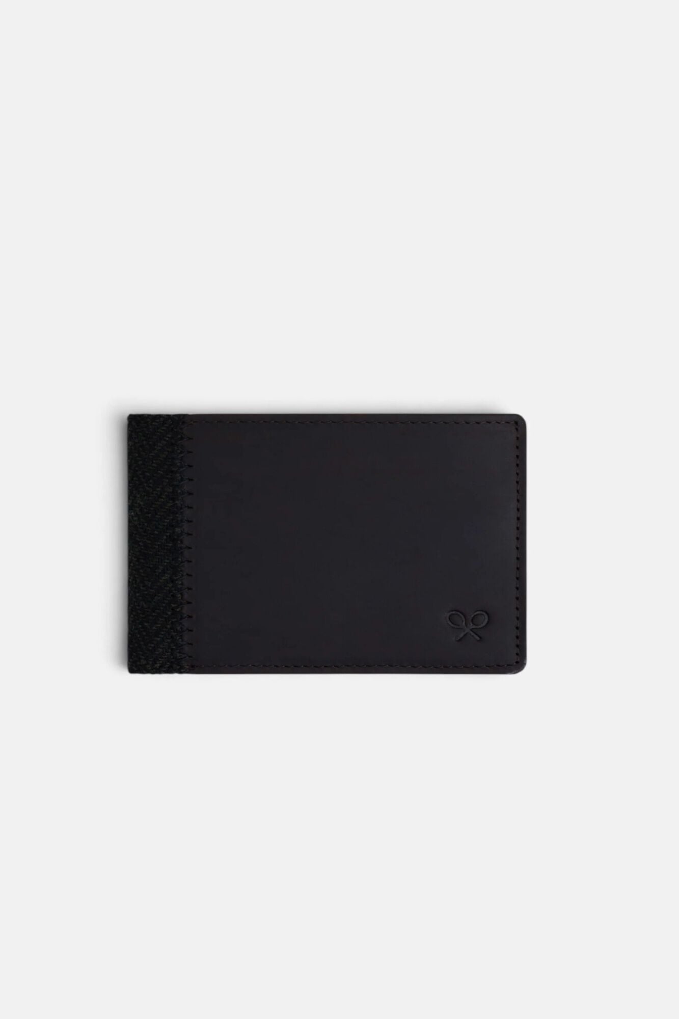 Silbon Herringbone fabric wallet