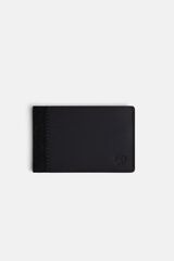 Silbon Herringbone fabric wallet Green