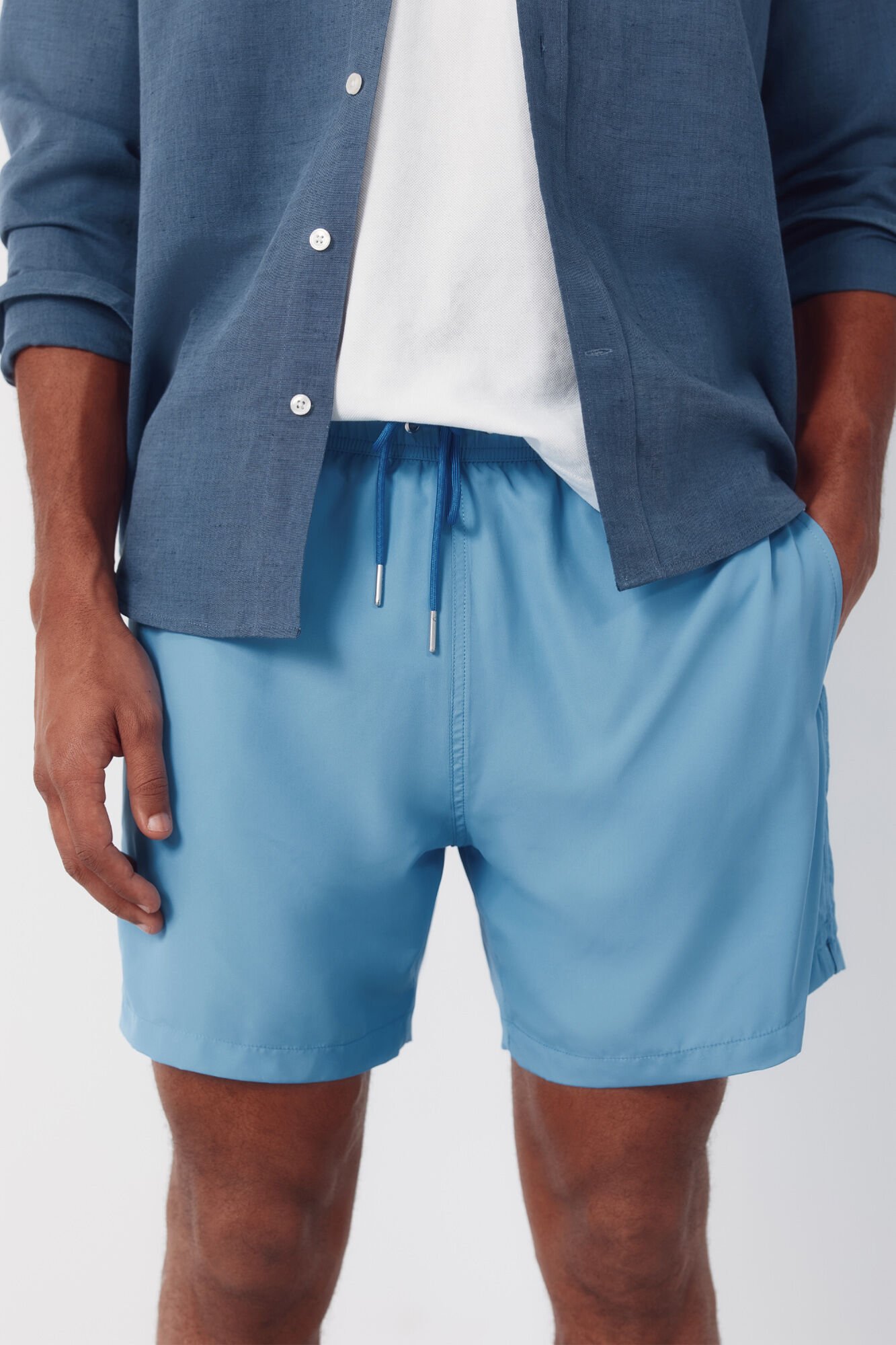 Cortefiel Ba&ntilde;ador liso b&aacute;sico