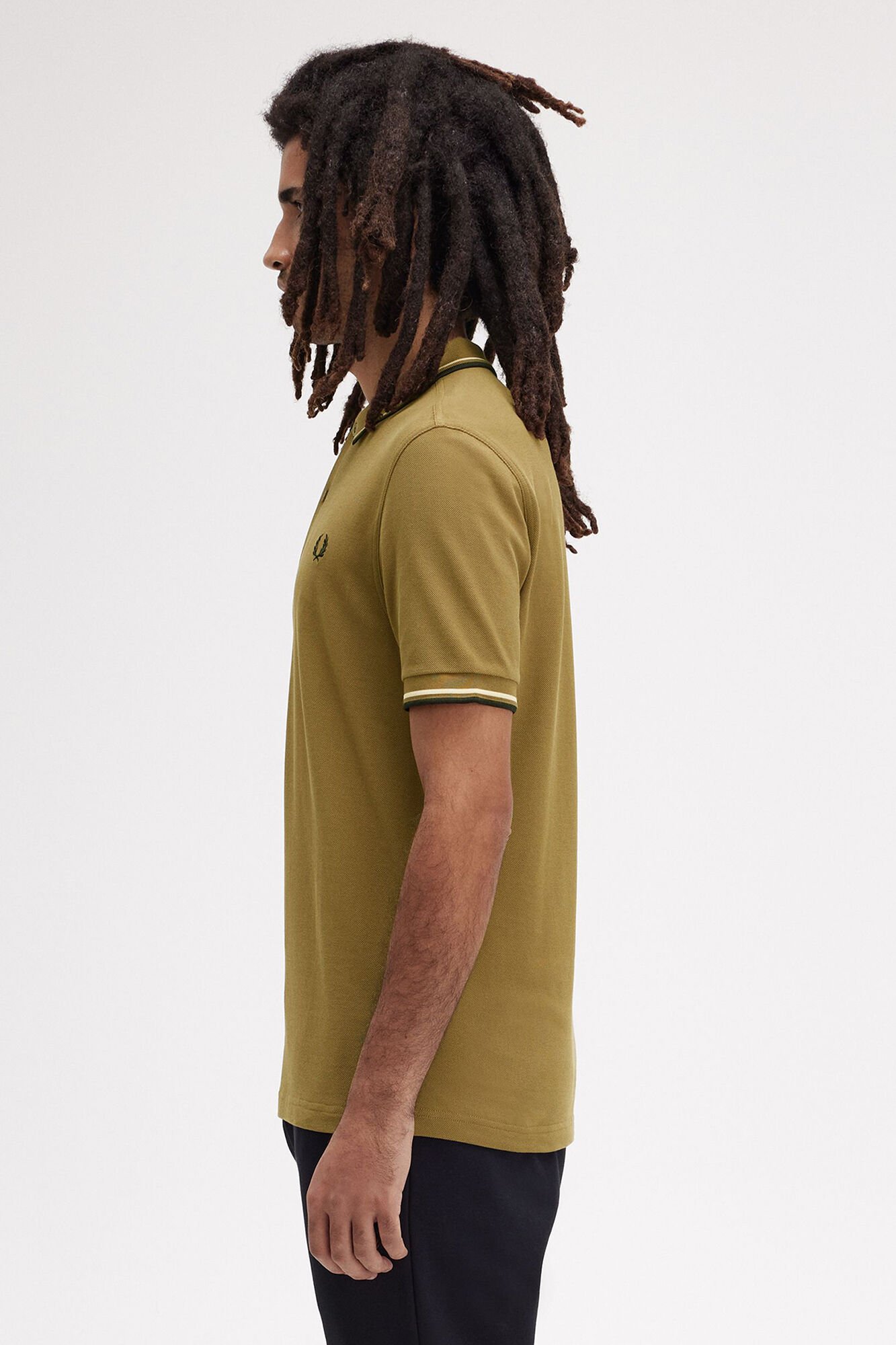 Fred Perry Camisa p&oacute;lo b&aacute;sica de manga curta Fred Perry Castanho