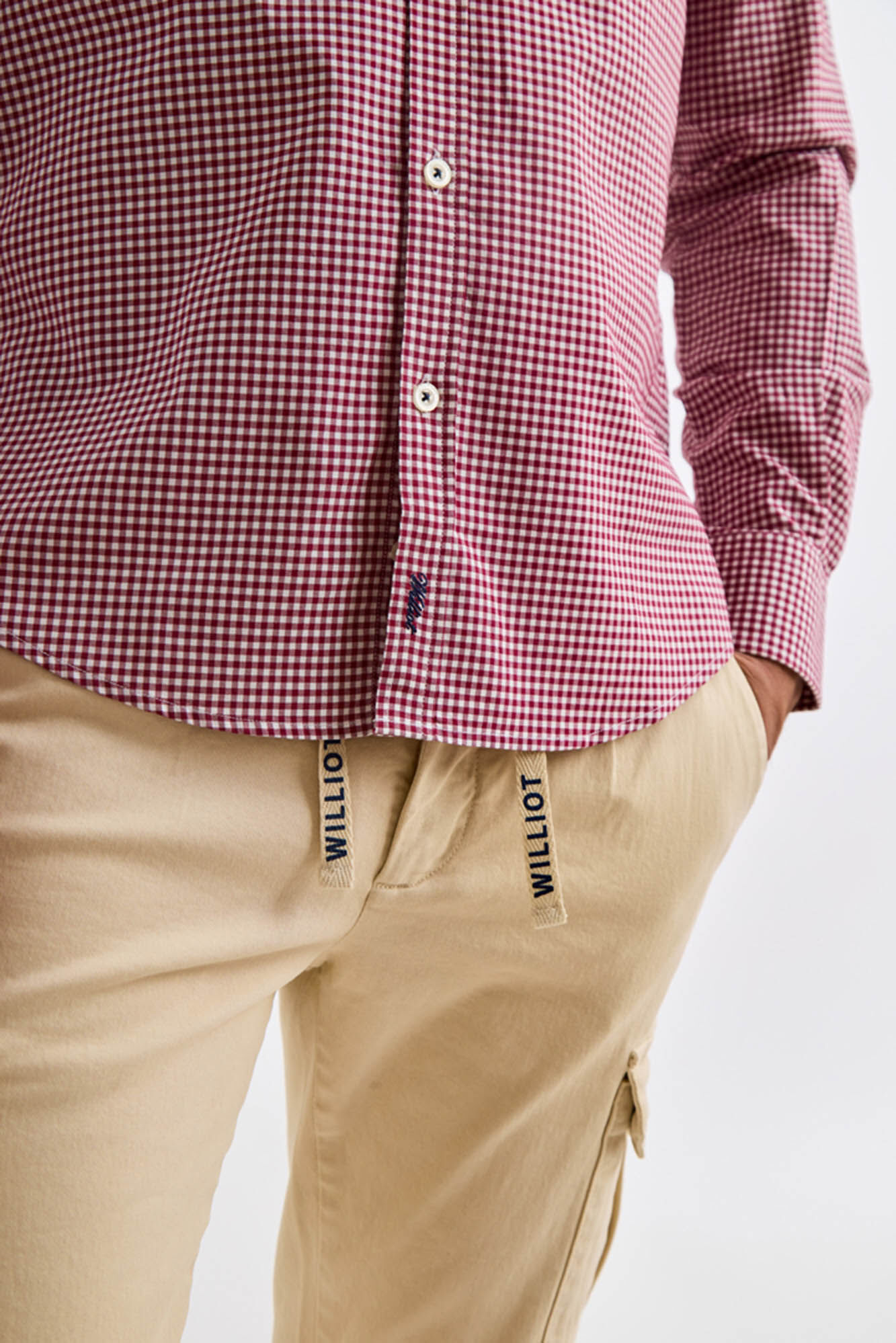 Williot Camisa Vichy Vermelho