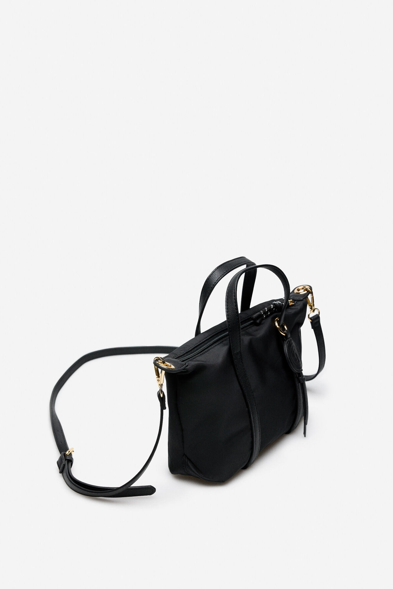 Cortefiel Bolso b&aacute;sico nylon Negro