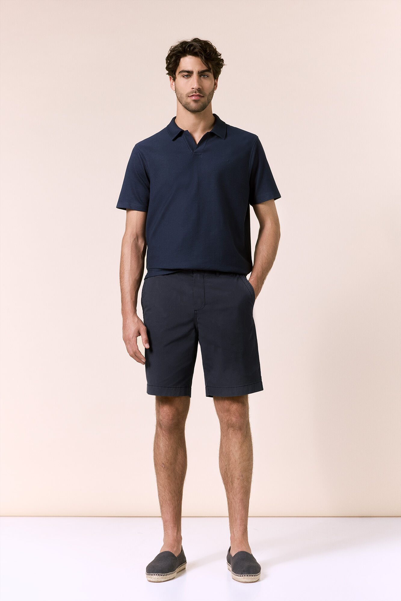 OOTO Bermuda em popelina