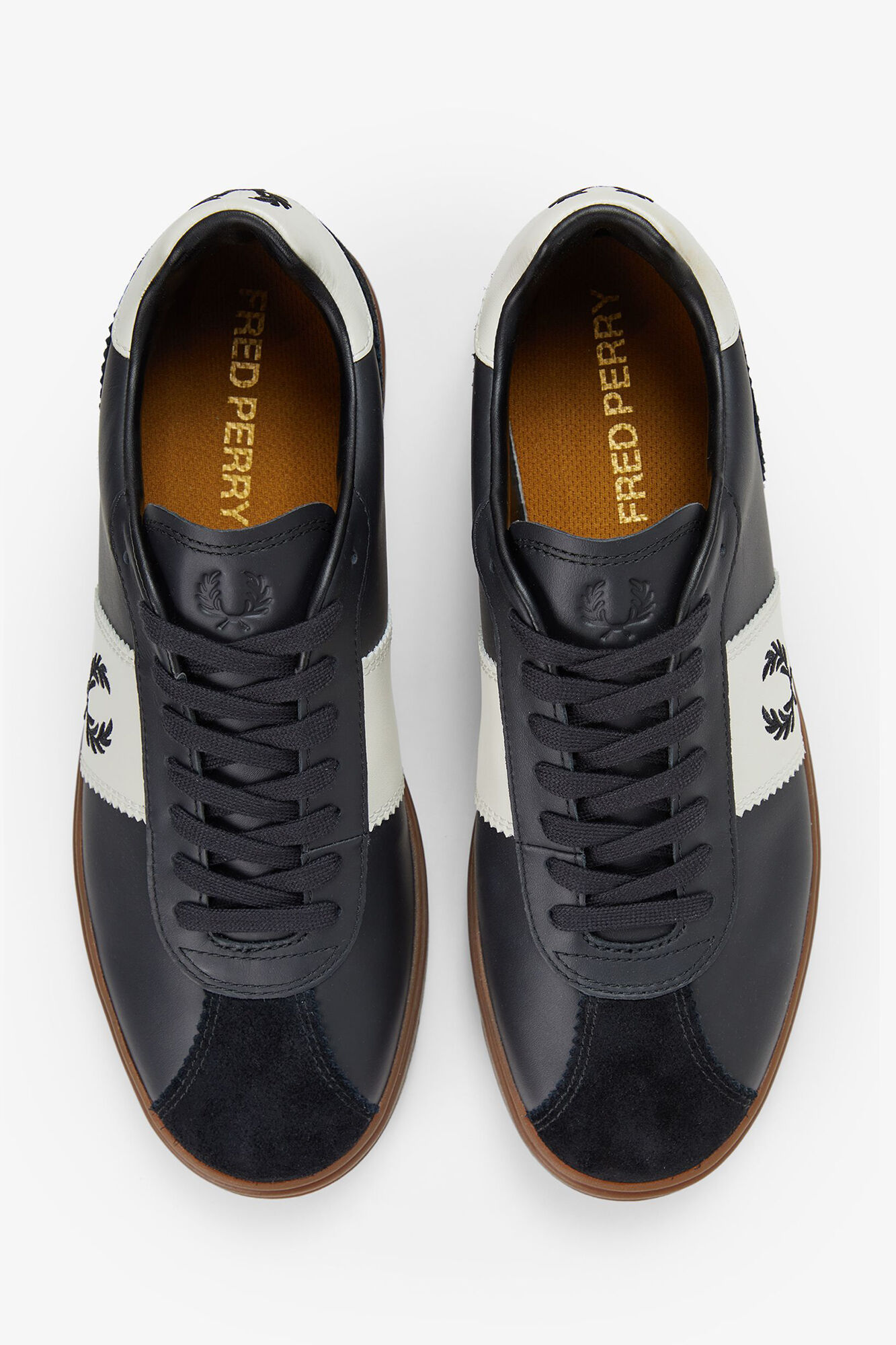 Fred Perry B4 leather sneaker Black