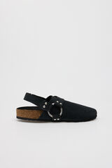 Cortefiel Suede split leather Dark grey