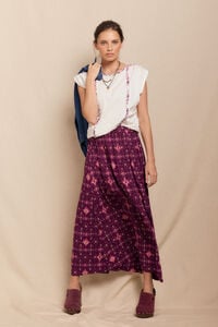 Slowlove Saia midi estampada