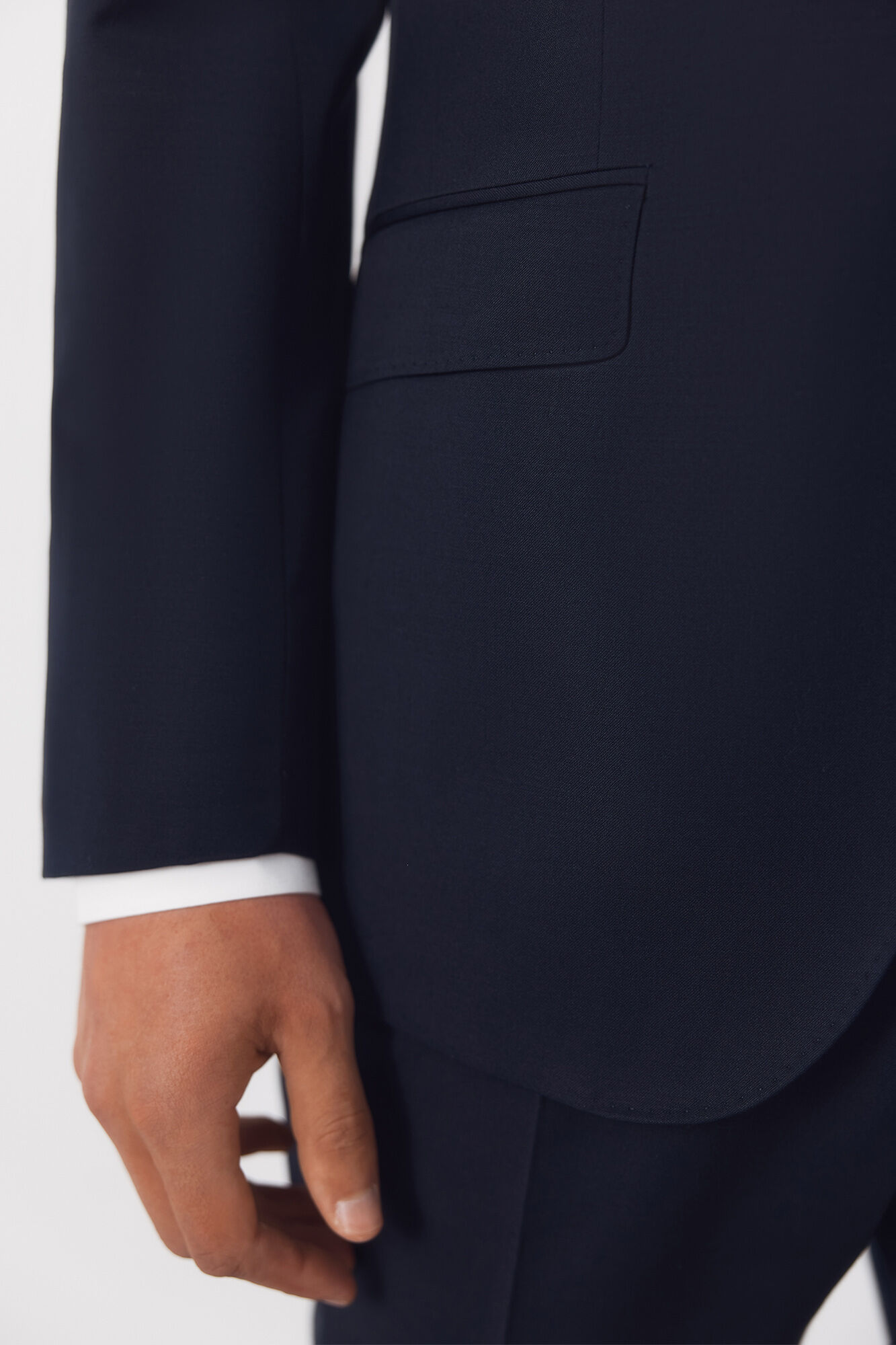 Cortefiel Plain Coolmax blazer Navy