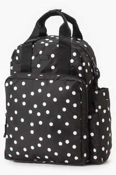 Cortefiel L-Pack Round backpack Black