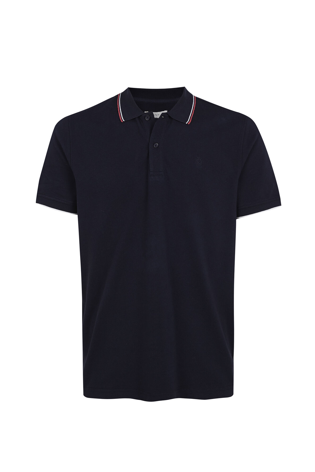 Cortefiel Piqu&eacute; polo shirt Navy