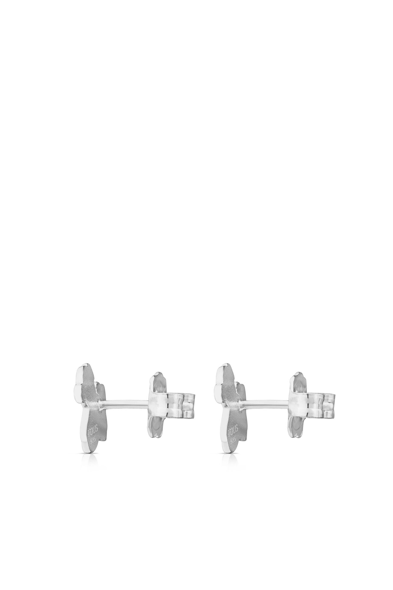 Tous Pendientes de plata con oso Gris