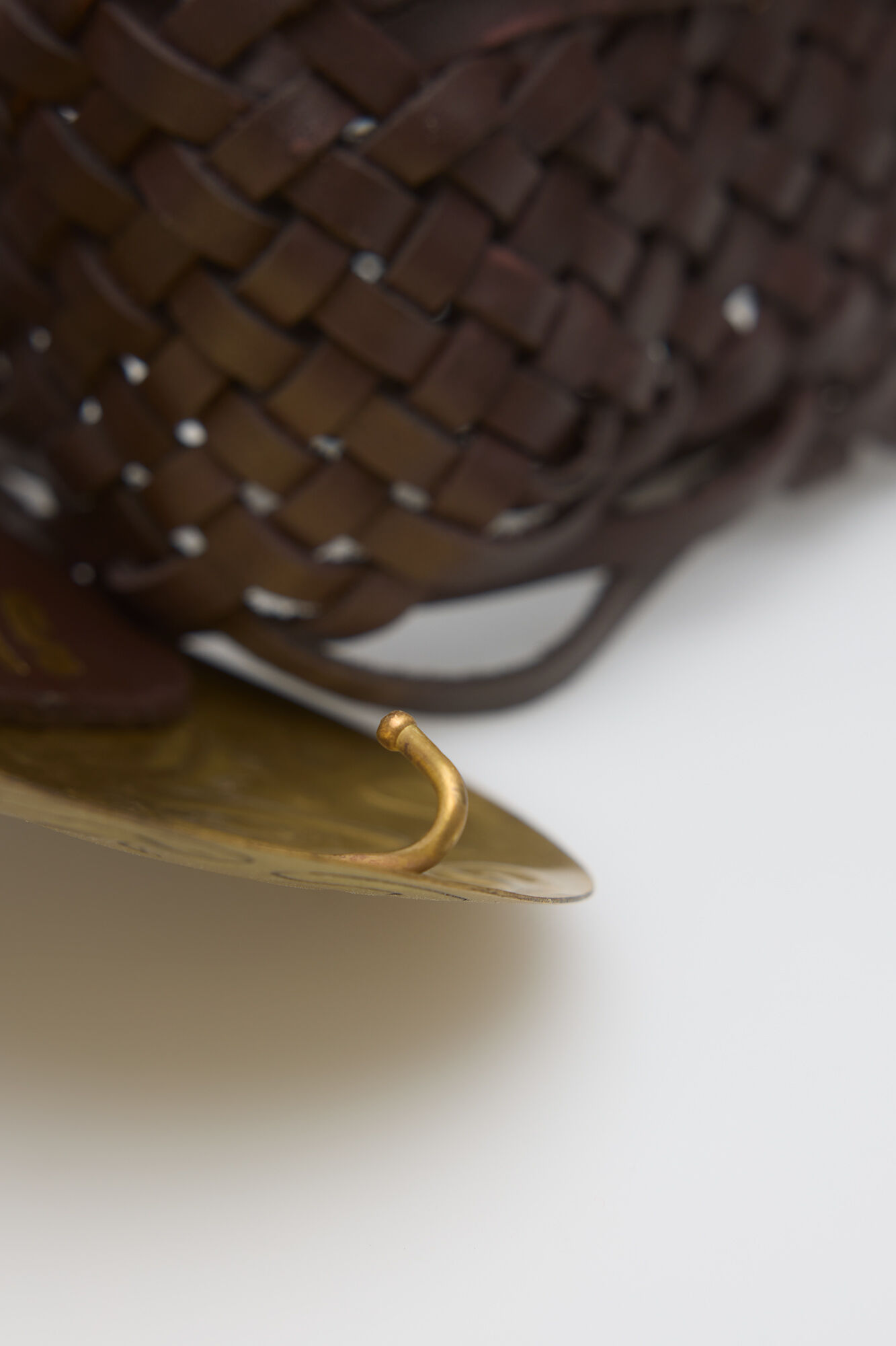 Slowlove Woven belt Dark brown