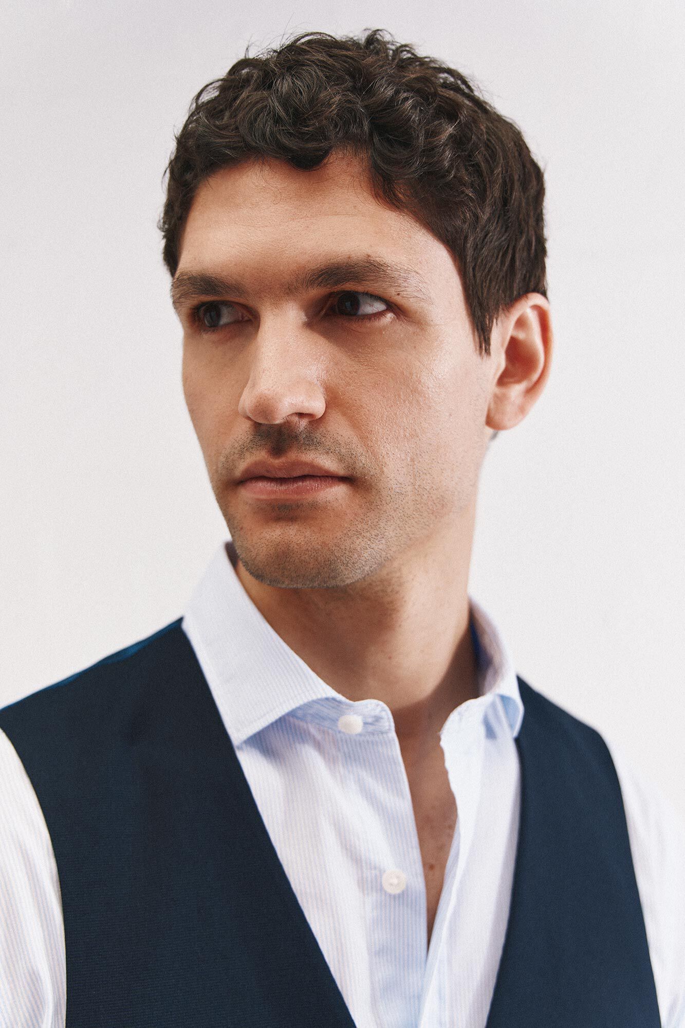 Cortefiel Structured vest series xxi Navy