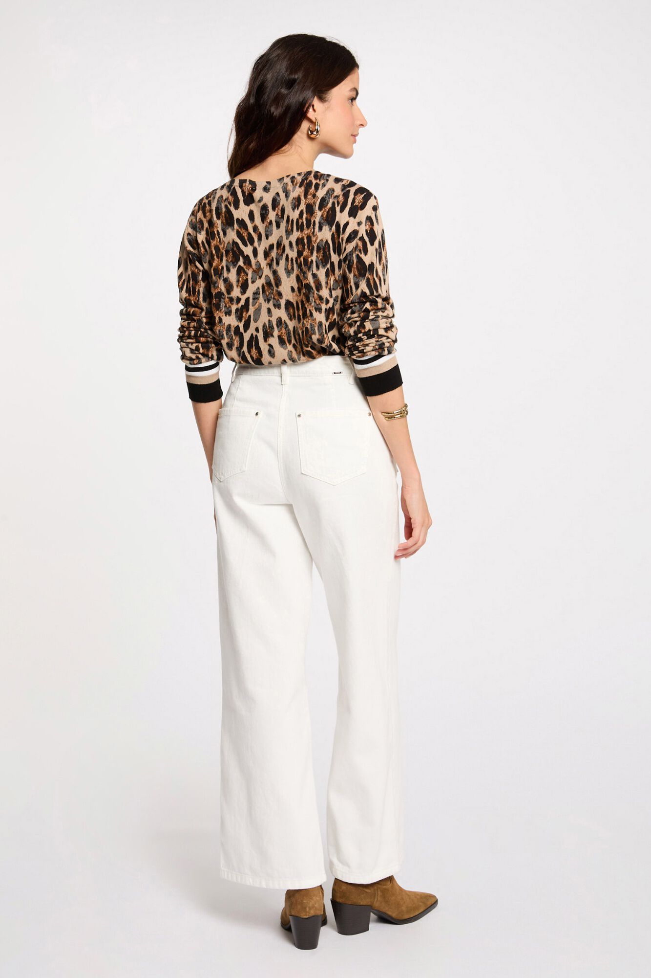 Morgan Camisola estampado leopardo Multicolorido